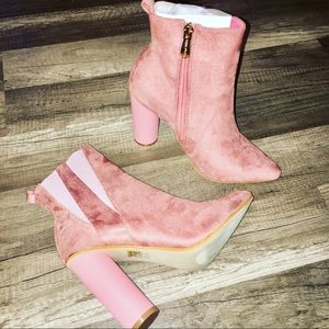 Pink / Blush Ankle Booties
